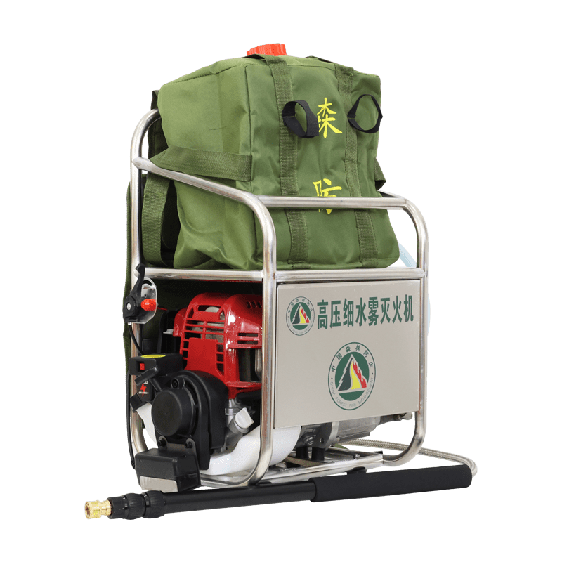 High-pressure fine water mist fire extinguishing system