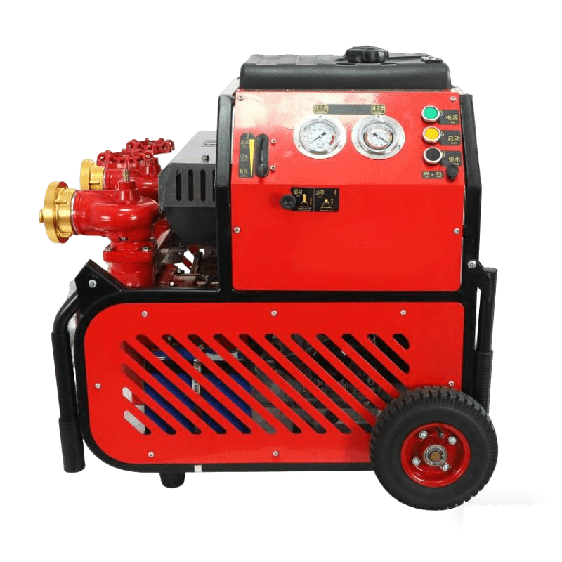 Hand-held fire pump