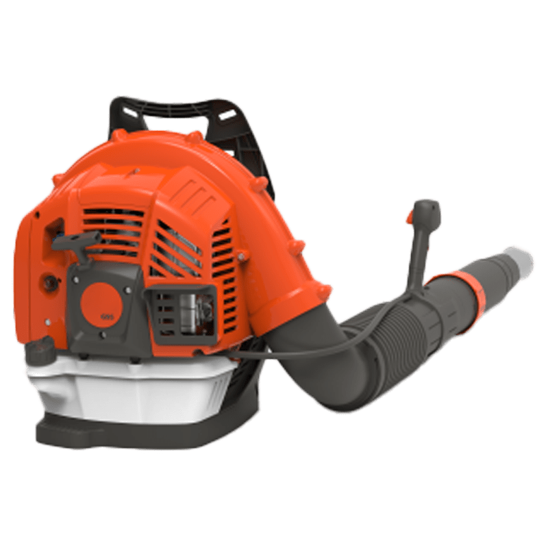 Backpack-mounted wind-powered fire extinguisher