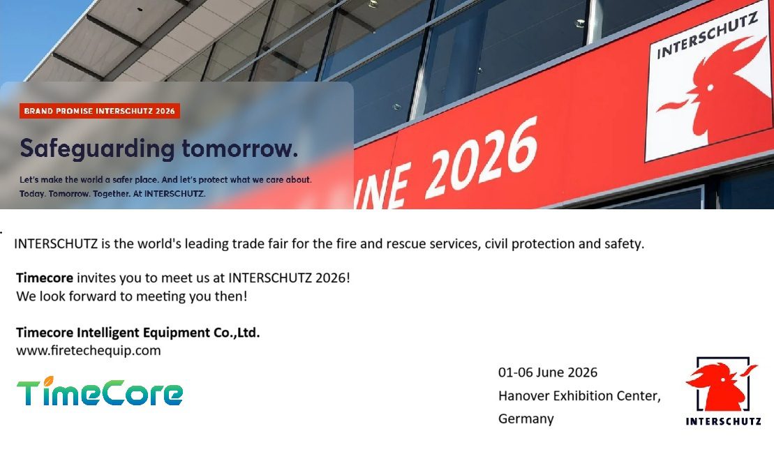 Timecore invitation to meet at INTERSCHUTZ 2026 in Hanover Germany