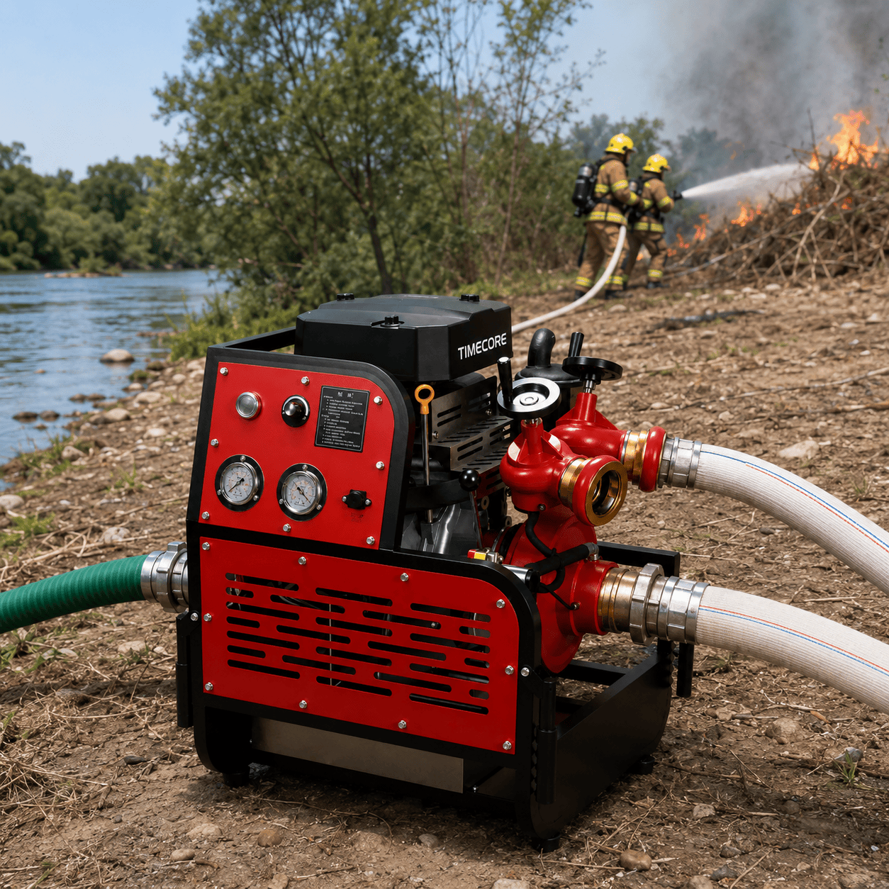 JBQ6.5/26.7-TC Portable Fire Fighting Pump | 2100L/min Motorized Fire Pump